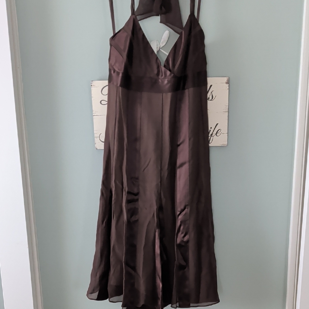 BCBGMaxAzria Brown Dress